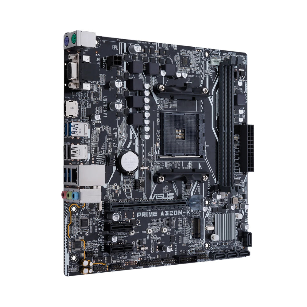 ASUS PRIME A320M-K Motherboard AMD AM4 Support R5 5600 3500X R7 5700X 1800X R3 3200G R9 5950X CPU 4xDDR4 128GB HDMI DVI mATX