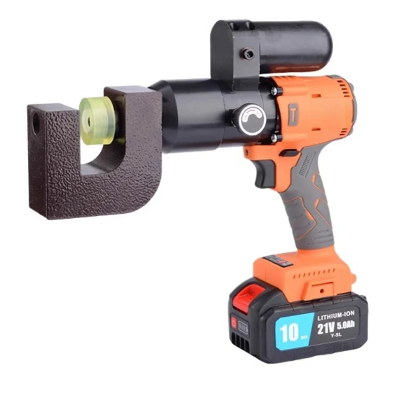 Bridge Hydraulic Hole Puncher Lithium Battery Rechargeable Hole Puncher Cable Tray Hole Free Portable Hole Puncher