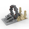 MOC Stargateals SG-1 Portaled Building Block Kit Movie Space Travel Scenes Wormhole Bricks Constructor Toys Birthday Gifts