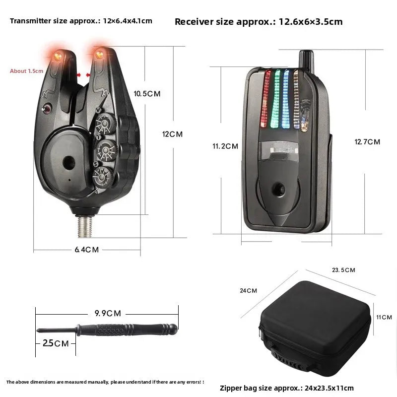 Wireless , Alarm JY-82PRO European Carp, Library Fishing Anti-bottom Fishing Alarm Beeping