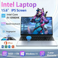 15.6 Ultra Slim Laptop Windows 11  Laptop 16GB RAM 1TB 2TB SSD Intel Core i9-10980hk Mobile Office WiFi Bluetooth Gaming Laptop