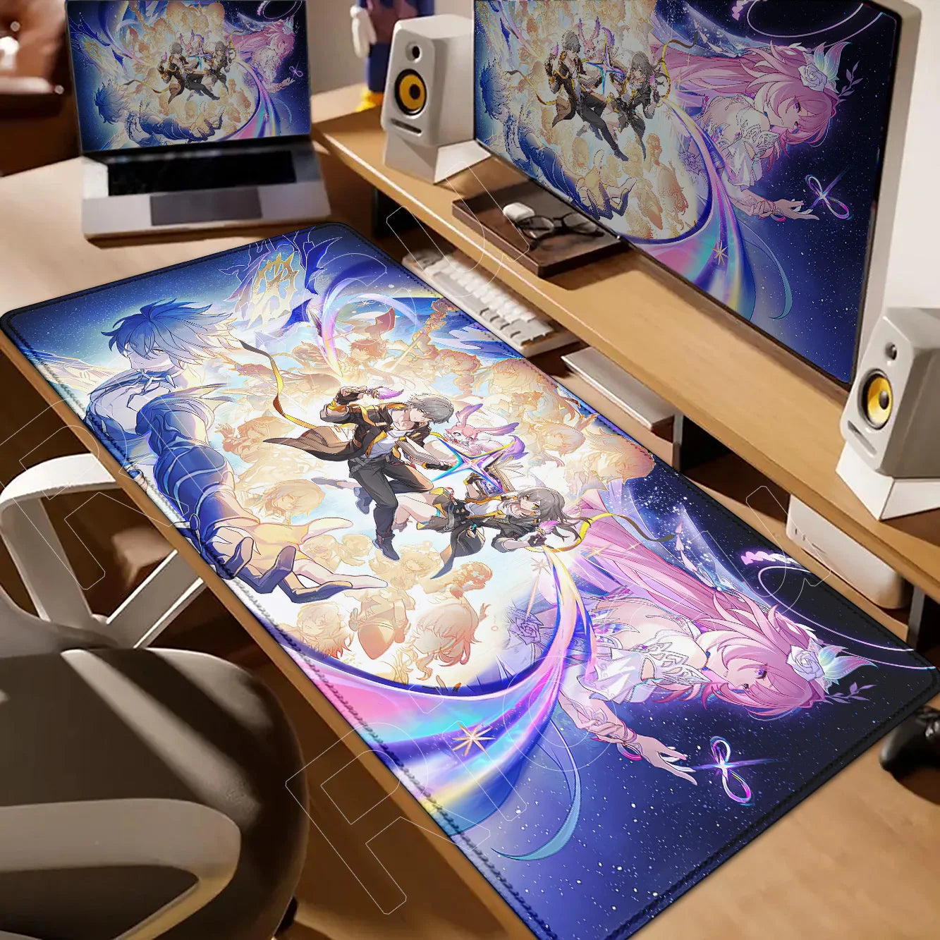 Castorice Evernight Cyrene Mouse Pad Honkai Star Rail Large Mousepad Computer Keyboard XXL Anime Pc Gaming Accessories Desk Mat
