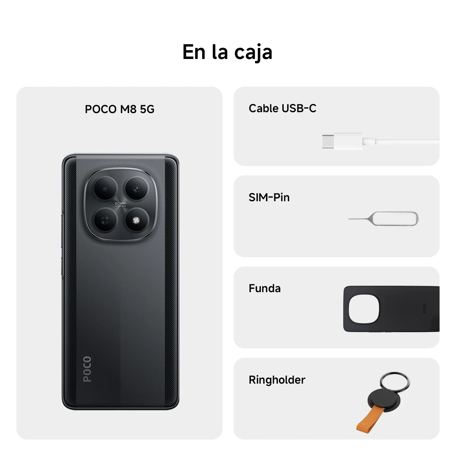 【New Product】Xiaomi Official |   Poco M8 5g |   Charger Not Included |   Snapdragon ®   6Th Gen 3 |   6.77" 120 Hz Flow Amoled Display |   7.35mm Curved and Elegant 3D Design |   Next-Generation 50Mp Ai Dual Camera Syste
