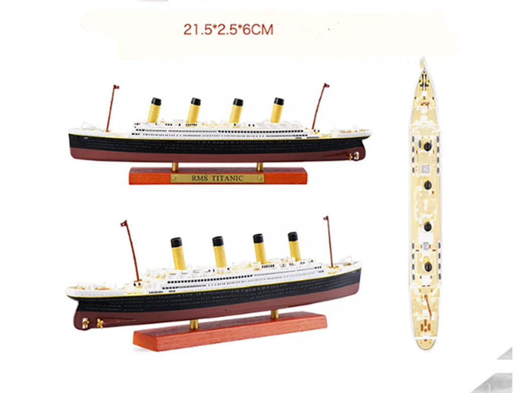 New product 1:1250 alloy cruise ship model,high-quality ship decorations,collectible gifts,wholesale