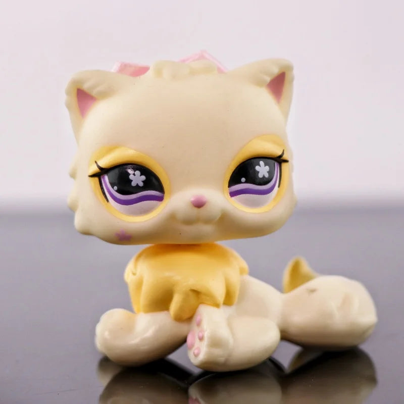 LPS Mini Pet Shop Bobble Head Cute Toy Persian Cat 040 Children's Gift for Boy and Girl