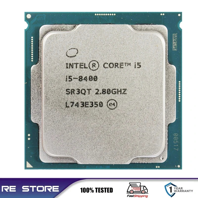 Intel Cpu  Core i5 8400 2.8GHz LGA 1151 Six-Core Six-Thread processor