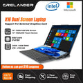 CRELANDER Dual Screen Laptop 16 Inch 2K + 14 Inch Touch Screen intel core  i7-9750 64GB RAM Zenbook Duo Laptop Gaming Notebook
