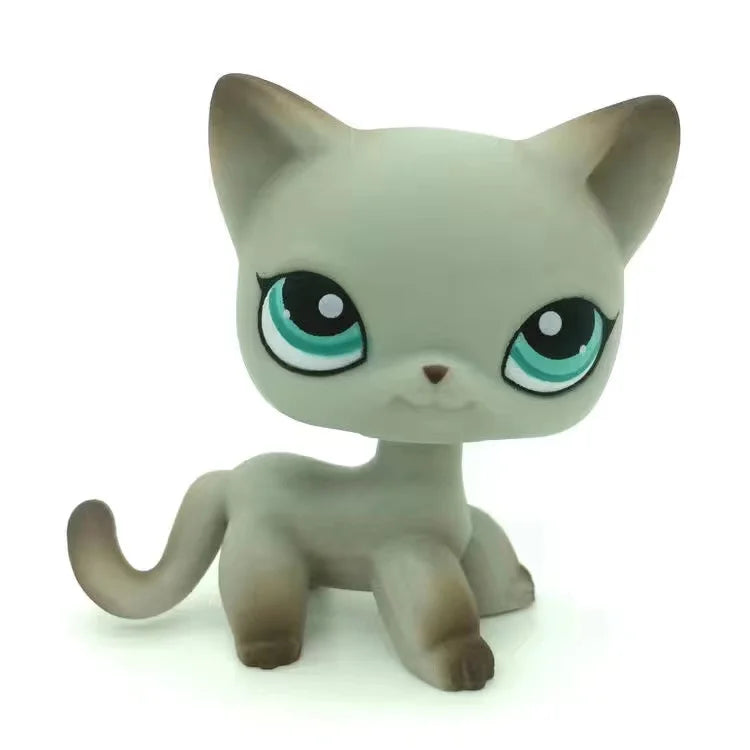 New Rare Lps Pet Shop Toys Shorthair Cat Cute Tiger Cat Lps Action Classic Gifts Children's Gifts