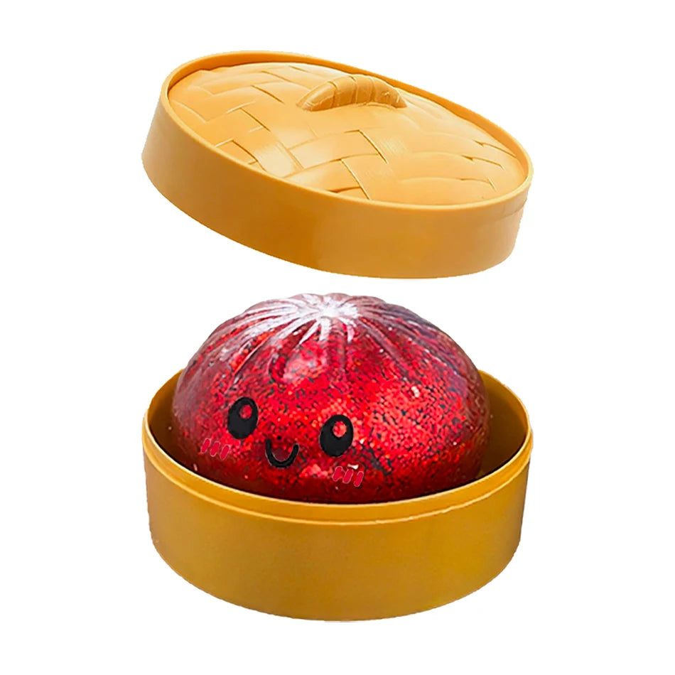 Dumpling Sensory Toy Squishies Pressure Ball High Rebound Soft Pinch Decompression Baozi Modeling Stress Relief Birthday Gifts