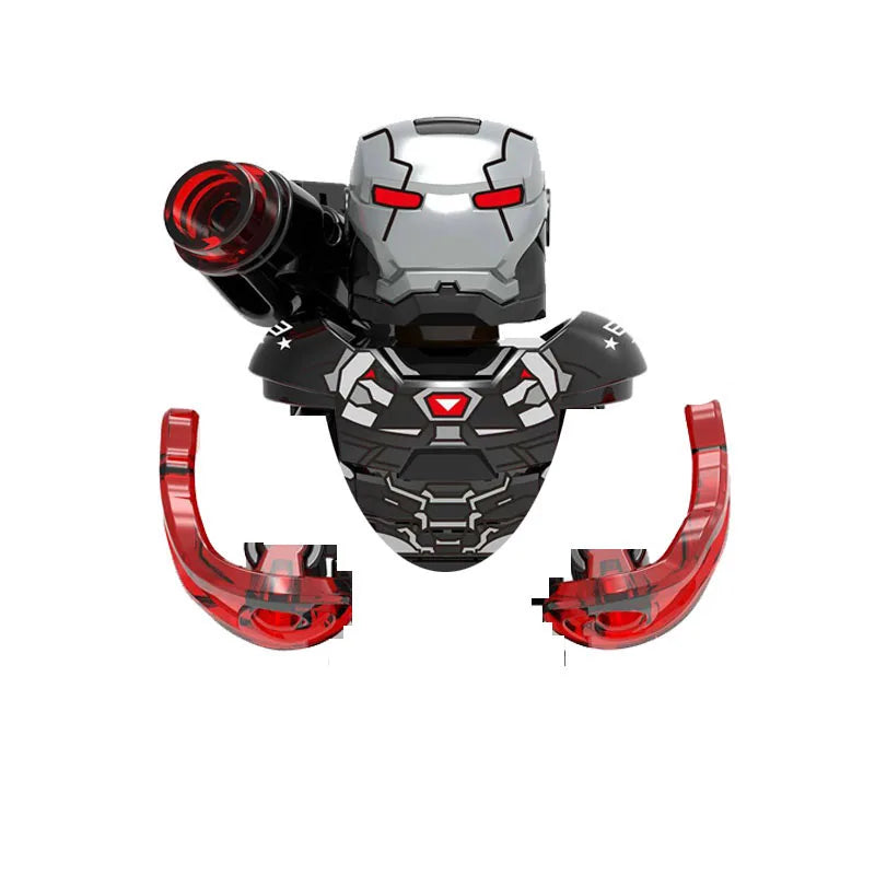 Heros Iron Tony Stark Hulkbuster Gauntlet War Machine Model MK85 Building Block Toys Bricks Gift For Kids
