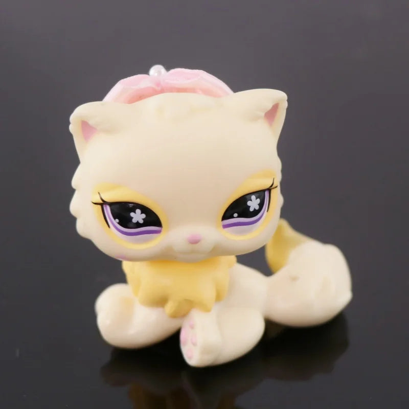 LPS Mini Pet Shop Bobble Head Cute Toy Persian Cat 040 Children's Gift for Boy and Girl