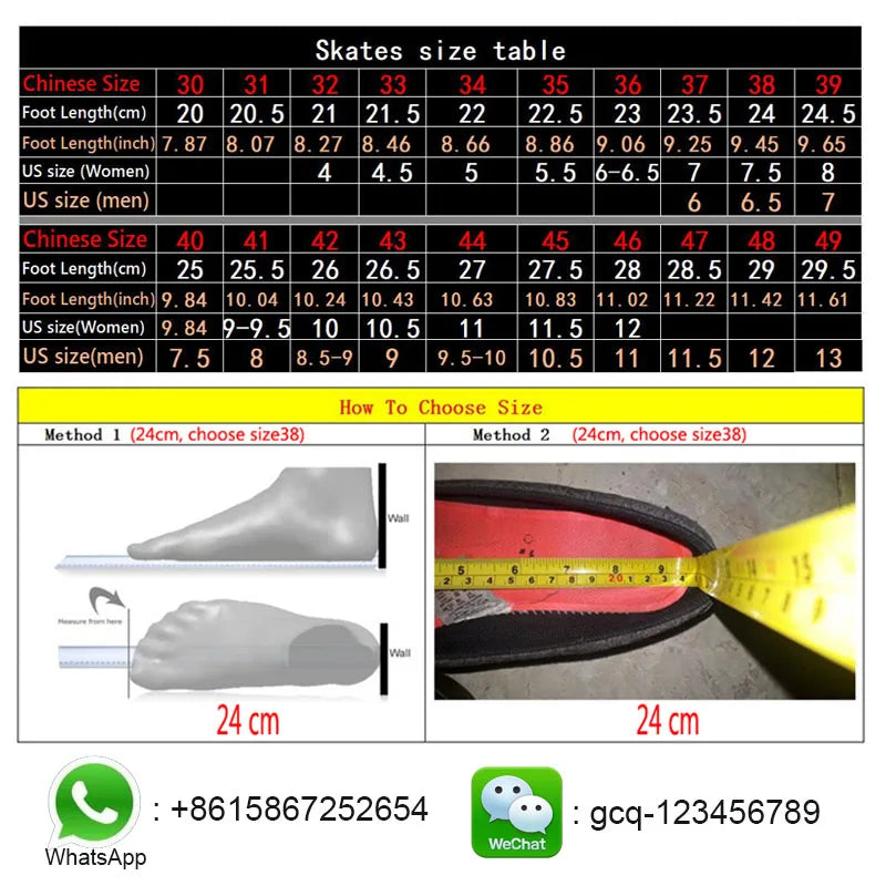 Original Roselle Size 35 to 46 Inline Roller Skates Professional Adult Kids Roller Skating Shoes Slalom Sliding FSK Patines