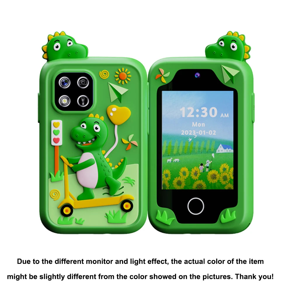 Children Kids Toy Phone Musical Unicorn Dinosaur Baby Mobile Selfie Camera MP3 Player Educational Toys Christmas Birthday Gifts