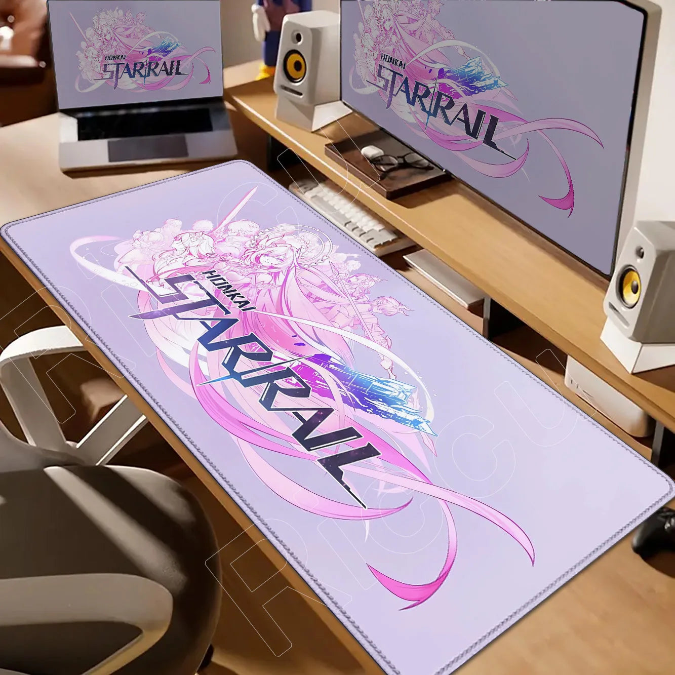 Castorice Evernight Cyrene Mouse Pad Honkai Star Rail Large Mousepad Computer Keyboard XXL Anime Pc Gaming Accessories Desk Mat