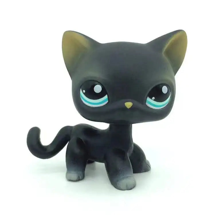 New Rare Lps Pet Shop Toys Shorthair Cat Cute Tiger Cat Lps Action Classic Gifts Children's Gifts