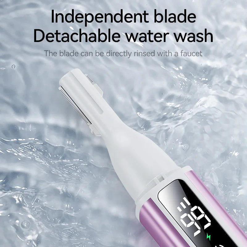 Electric Nose Hair Trimmer High Speed Motor Hair Remover Lips Eyebrows Razor Portable Clipper Trimmer For Men and Women