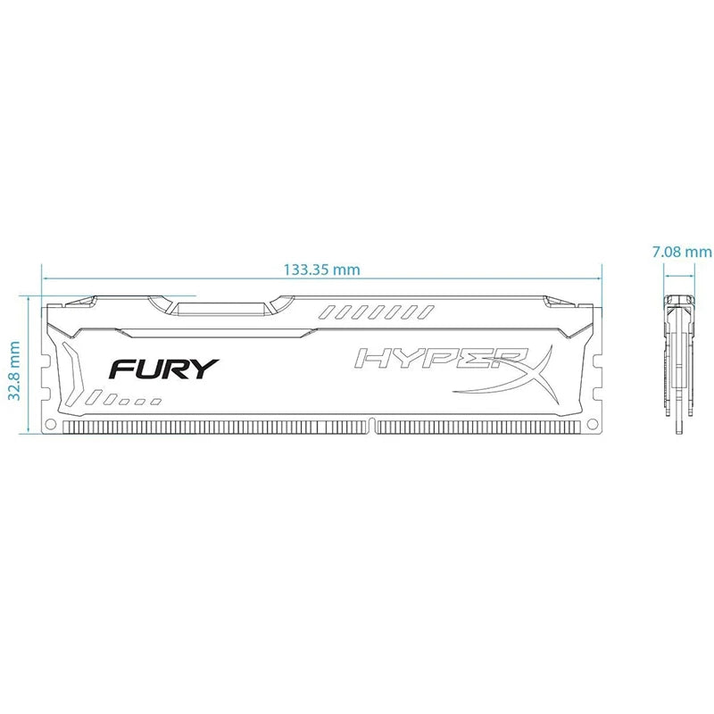 1Pcs/1Kit Hyperx RAM DDR4 Memoria 16GB 8GB 4GB 3200MHz 2666MHz 2400MHz 1.2V Desktop Memory PC4-25600 21300 19200 DIMM 288pin