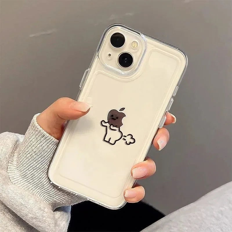 Funny Matchman Paired Couple Phone Case For iPhone 16 15 14 Plus 13 16 17 12 11 14 Pro MAX 17 Air 16E Shockproof Phone Cover