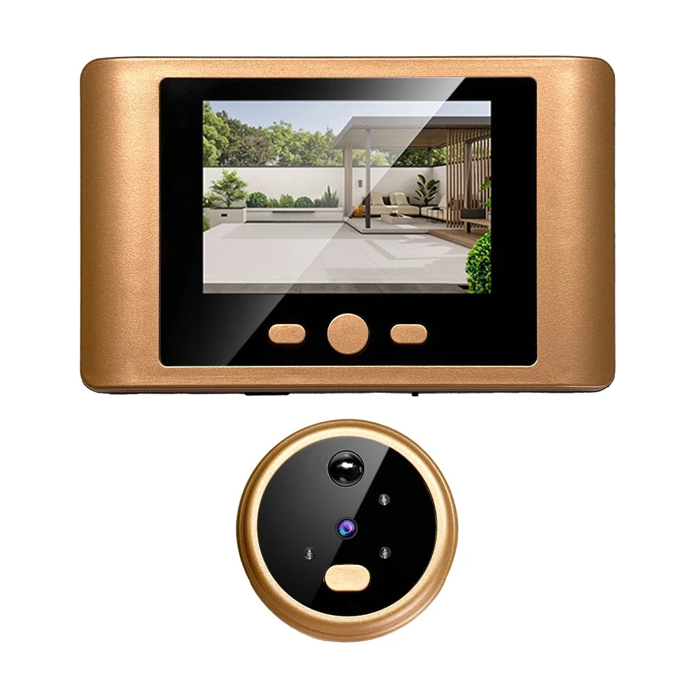 2.8" LCD Screen IR Night vison PIR Motion Detection Digital Electronic Viewer Bell Door Peephole HD Camera Photo Video Recording