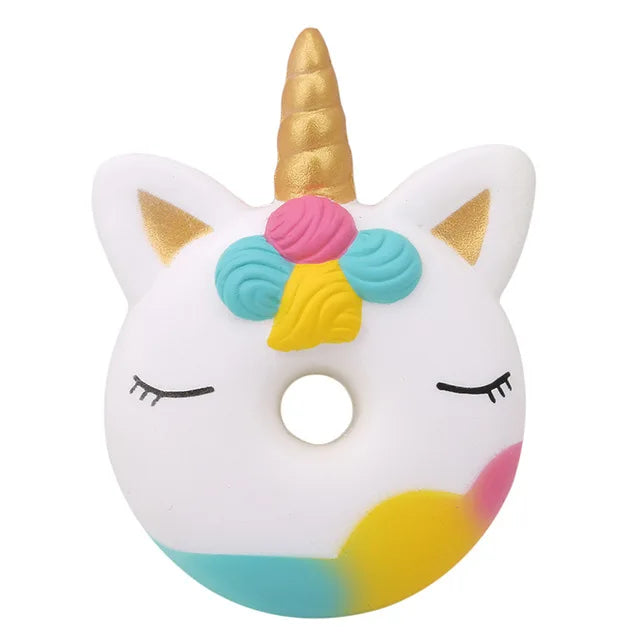 Squishies Fidget Toy Cartoon Ice Cream Popcorn PU Squishy Slow Rising Cream Scented Anti Stress Kawaii Kids Squishies Toys Gift